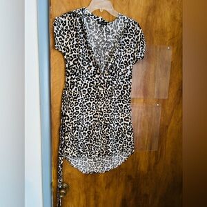 Style Envy Leopard Print Mini Dress